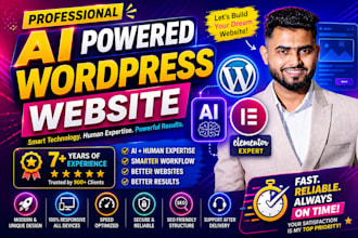 create modern ai powered wordpress website