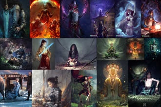 do illustration , concept art , anime, manga