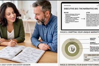 craft your personal brand story, strategy, and executive bio