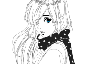 draw a line art illustration for you