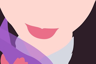 draw minimalist vector illustration from photo