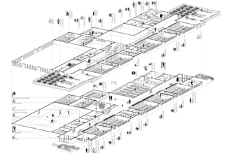 create architectural axonometric drawings and analysis diagrams
