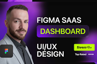 design saas web app and dashboard UI UX in figma