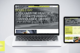develop a wix studio website, professional and modern