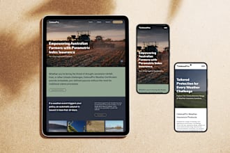 develop a wix studio website, professional and modern