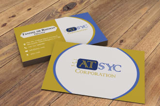 design professional and unique business card design