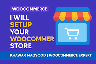 setup your woocommerce store