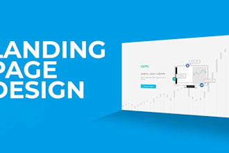 design responsive html landing page