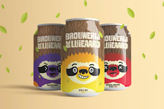 design modern product packaging and labels for your brand