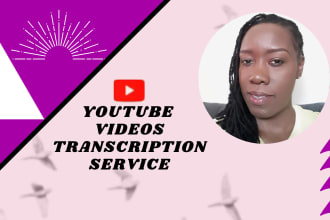 provide accurate youtube video transcription