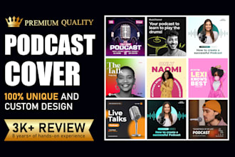 design stunning podcast artwork for spotify and apple
