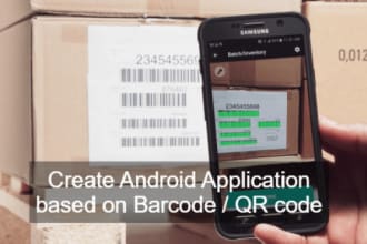create bar code scanner based invoice or sales application