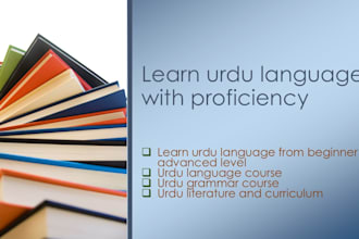 teach urdu literature and grammar