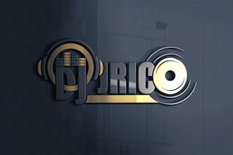 do dj music production logo design