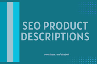 write shopify description with seo