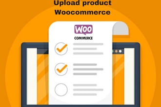 upload product in woocommerce