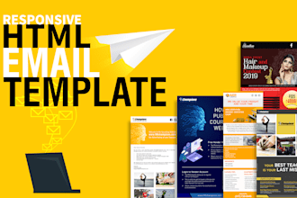 design creative responsive html emailtemplate