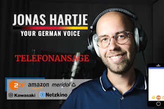 record a professional german voicemail ivr