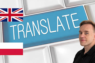 deliver a professional polish human translation with proofreading
