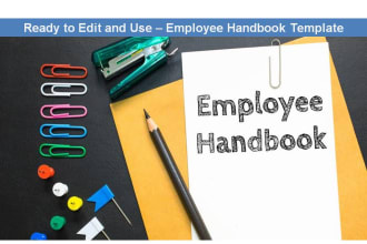 give you an employee handbook template