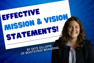 craft an effective vision and mission statement