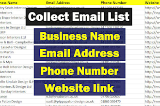collect UK USA eu business email database email list by location