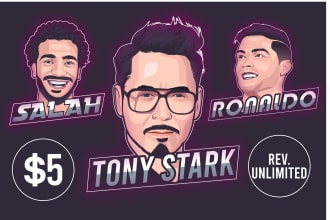 create a logo mascot from your face