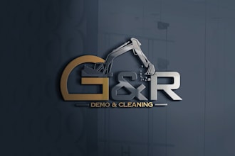 design construction services logo design
