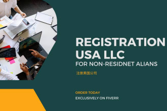 register a US llc for non us resident, US company setup