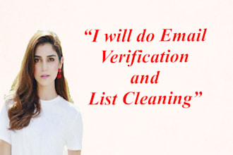 do email verification and list cleaning