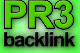 put your link in the blogroll of my PR 3 blog