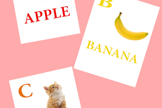 create any type of flashcards for kids