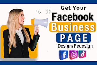 create and setup facebook business page, instagram page