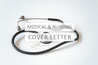write a medical or nursing cover letter