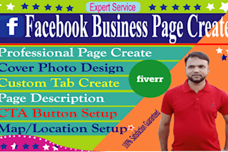 create, design and optimize a facebook business page