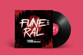 professionally design an album cover, mix tape cover for you
