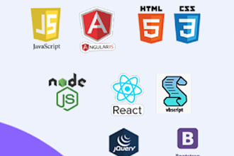 do any kind of jquery, javascript, ajax, react js, angular, and web fixes