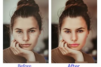 retouch  your  photos with photoshop within a day