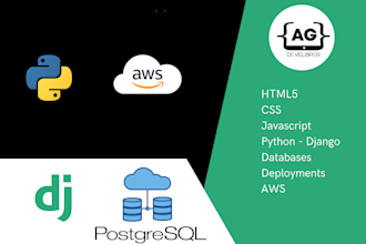 develop and deploy websites in django in AWS