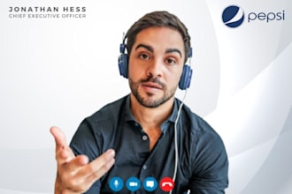 design a professional zoom or teams virtual background