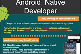 develop native android apps in java or kotlin