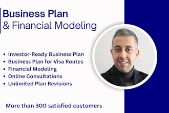 write business plan with detailed financial model