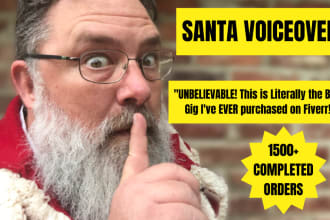 record a santa claus voiceover