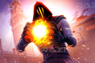 make cool 3d   apex legends or valorant HD thumbnail