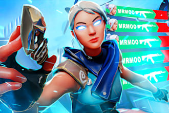 make cool 3d apex legends or valorant HD thumbnail