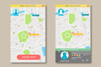 location based app of custom markers, cluster, heat map, directions and places