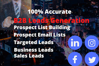 do b2b linkedin lead generation and targeted lead prospecting