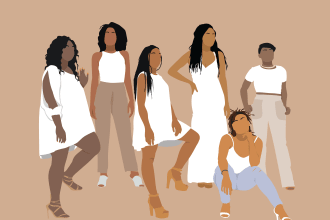 draw a minimalistic vector portrait for you