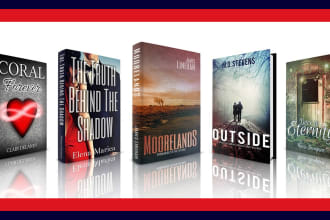 create a modern  book cover, 3d ebook, kindle, digital