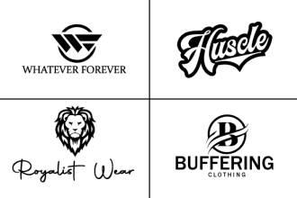 create modern clothing brand urban streetwear clothing logo